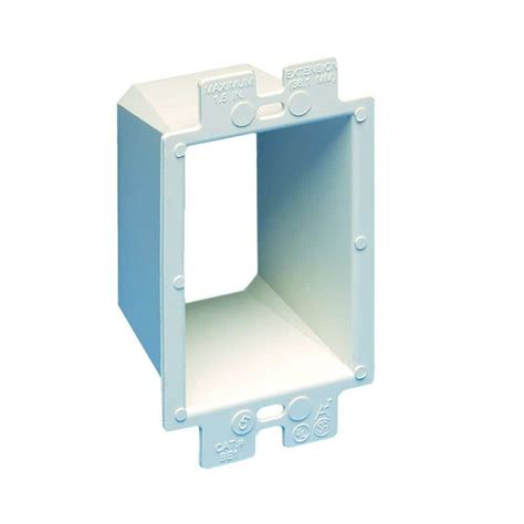 electrical box extender home depot canada|adjustable electrical box extender.